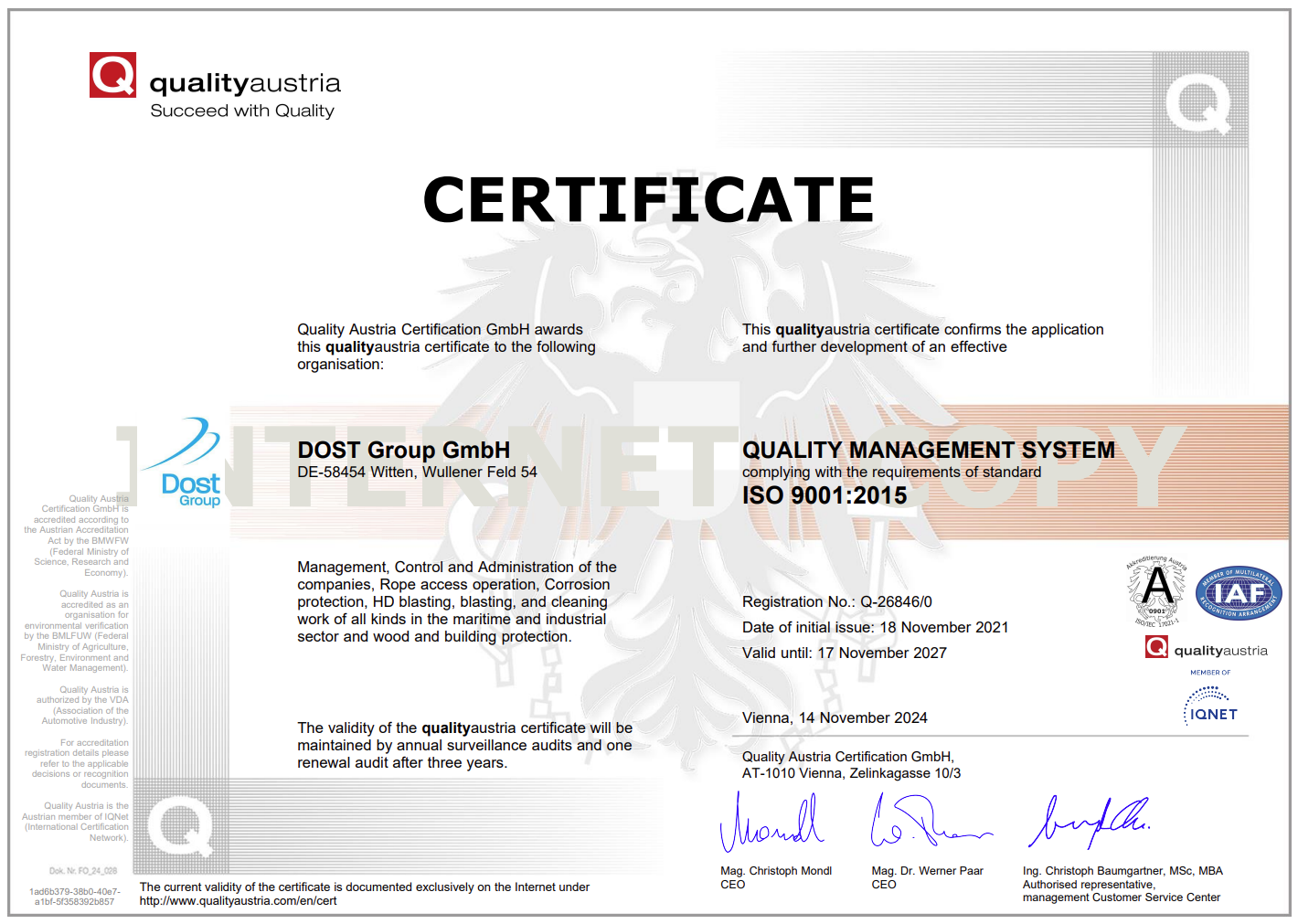 ISO 9001:2015